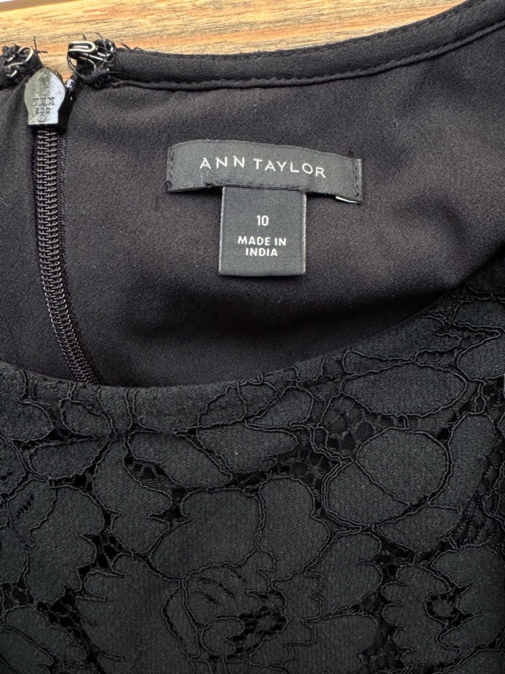Ann Taylor Black Lace Dress 10 - Picture 2 of 6